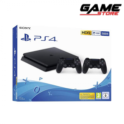 PlayStation 4 Slim - 500 GB + 2 controllers